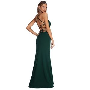 Hunter Green Long Dress💚